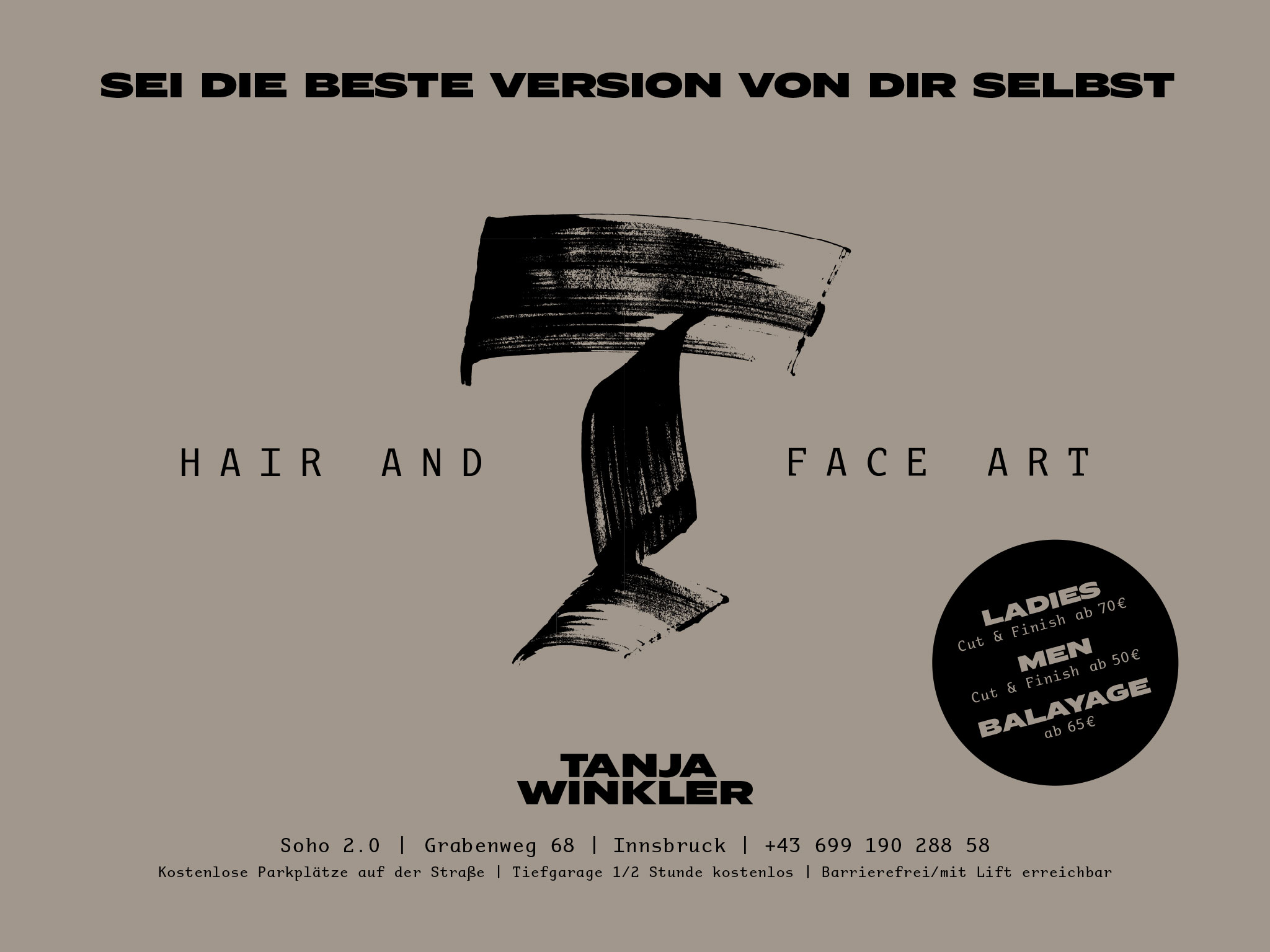 Hair and Face Art Logo